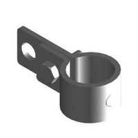 Morsetto per tubi parafulmini INOX per aste di messa a terra e tubi di protezione a fessura