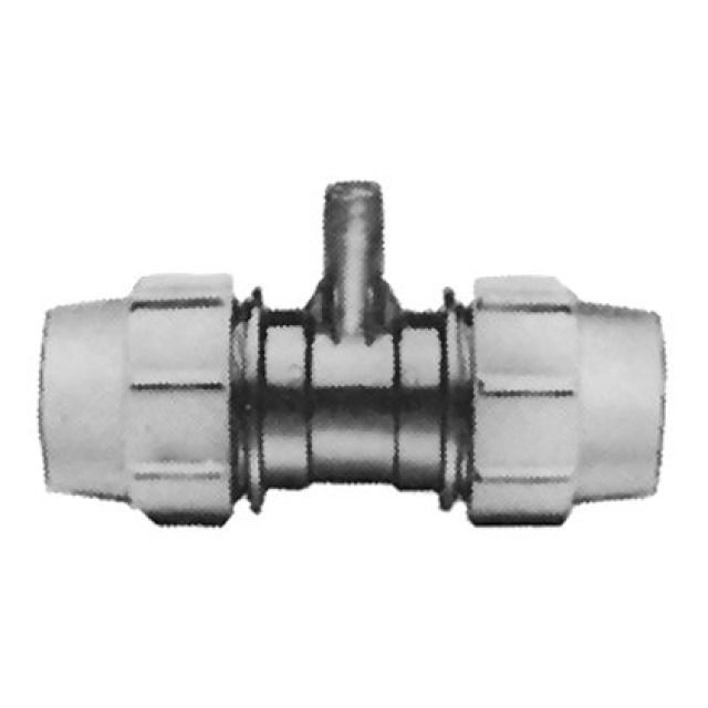 PLASSON tee 90° lunga filett.
7810      63 - 1" - 63 mm