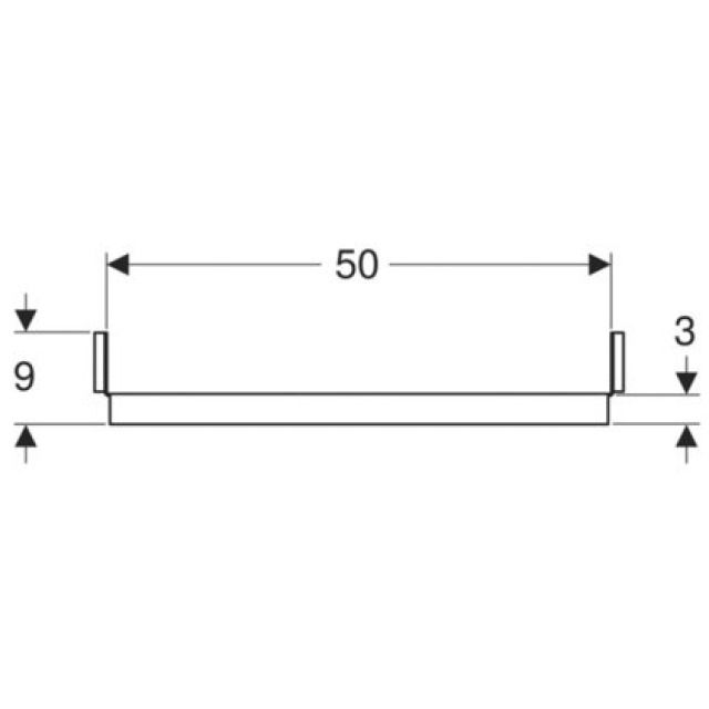 Traversa DUOFIX
per elemento per nicchia da
doccia