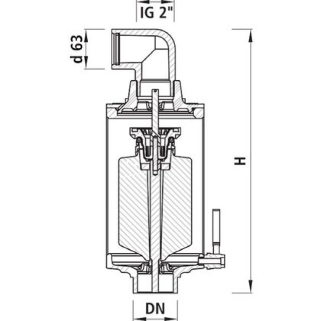 HAWLE BE-/ENTLÜFTUNGSVENTIL
9872    DN 80     0 - 16 BAR
