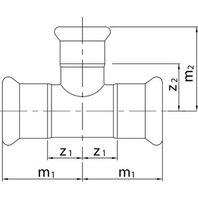 PROFITEC PRESSINOX - FIG. 15
TEE RIDOTTO 22 - 18 - 22 MM