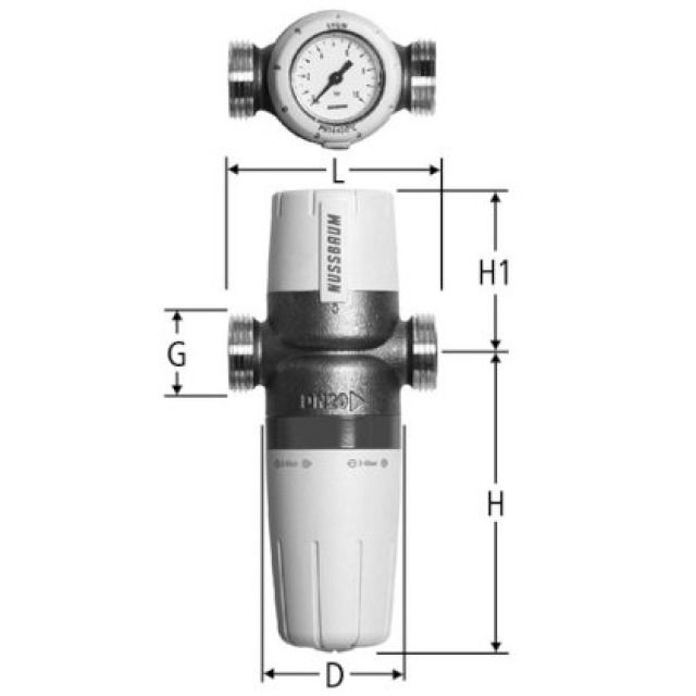 RN-DRUCKREDUZIER-VENTIL PN 16
11000.39 O.VERSCHR.      50 MM