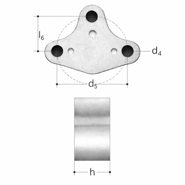 SANIPEX MT supporto distanz.
4610.090 attacco rubinetteria