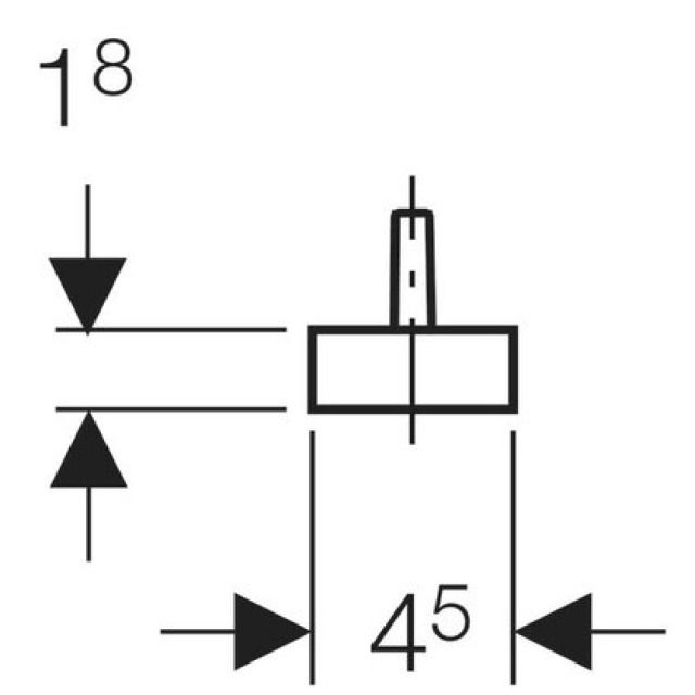 GEBERIT griglia per piletta
grigia 352.332
