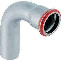 Mapress Curva acciaio-C 90° con terminale maschio