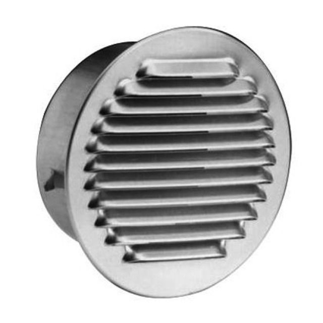 scatola ventilazione RA
con lamelle e griglia
80 mm