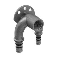 Mepla, gomito di collegamento doppio, 90°