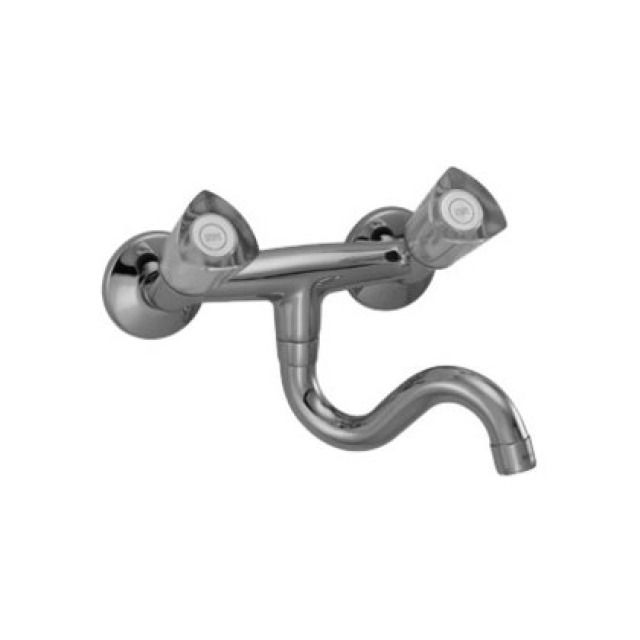 Batteria a parete STAR
D 153 mm, S 200 mm
bocca orientabile basso
senza raccordi
gruppo acustico I
Colori: chromeline