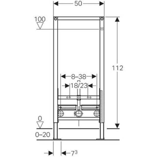 DUOFIX elem.per bidet tipo 112
111.548