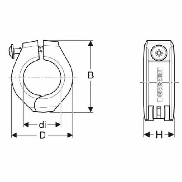 FLOWFIT FISSAGGIO A PUNTO FISSO
619.735   DI=50
