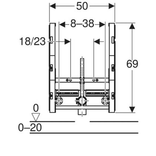 GIS elemento per bidet sospeso
461.531