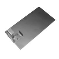 Staffa angolare per ghiaia con piastra per barre di ghiaia