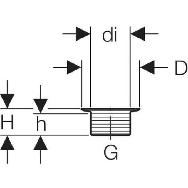 GEBERIT piletta di scarico
152.302
d 2"