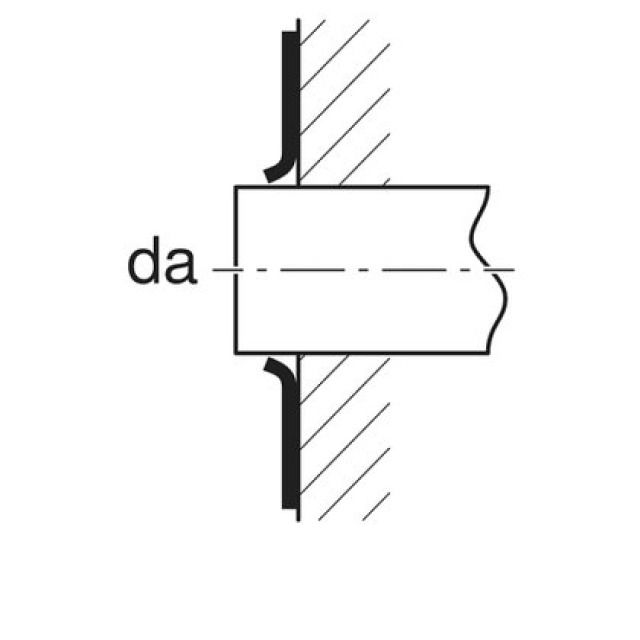 GEBERIT ABDICHTSCHEIBE EPDM
601.812 FUER R1/2 - 3/4