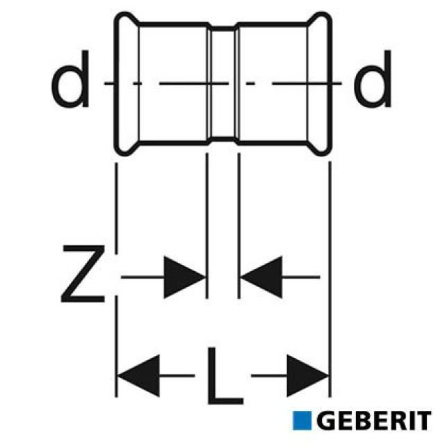 Geberit Mapress Therm
Manicotto: d=54