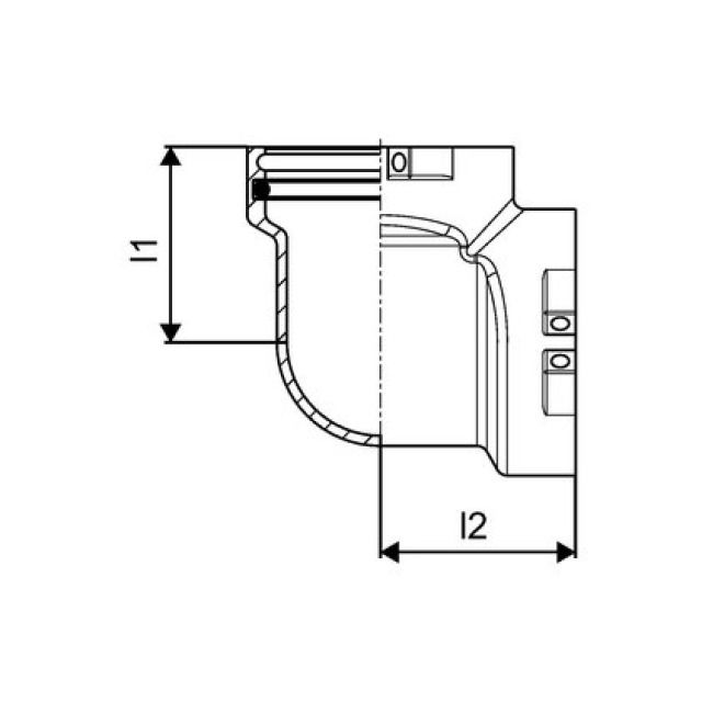 GF Uponor
RS Gomito intermedio 90 RS3-RS3