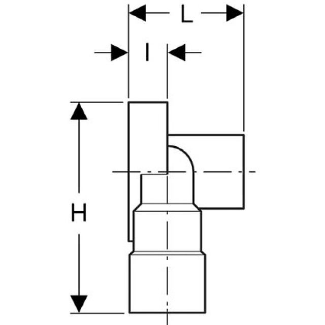 Set fonoassorbente per gomito
di allacciamento doppio 90°
604.805