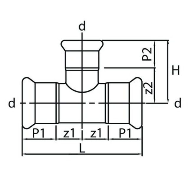Profitec PressSteel
Press-T-Stück, egal, 18mm