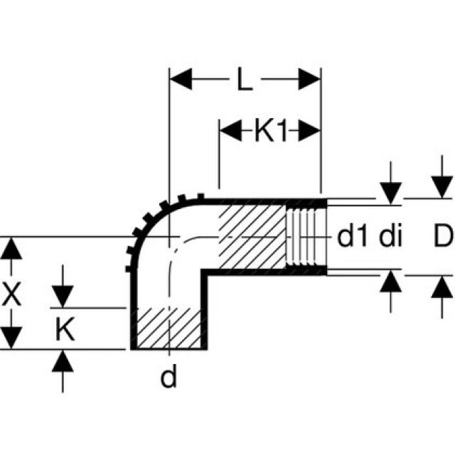 GEBERIT SILENT gomito 90°
306.906 d 63 - 56