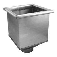 Cassetta di raccolta dell'acqua, perline su 4 lati