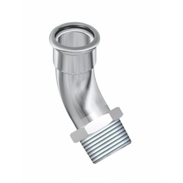 PROFITEC PRESSINOX - FIG. 33
CURVA 45° CON FILETTATURA M
1" - 28 MM