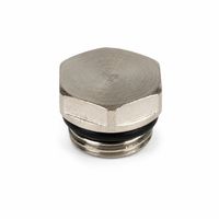 Tappo di chiusura in ottone con O-ring