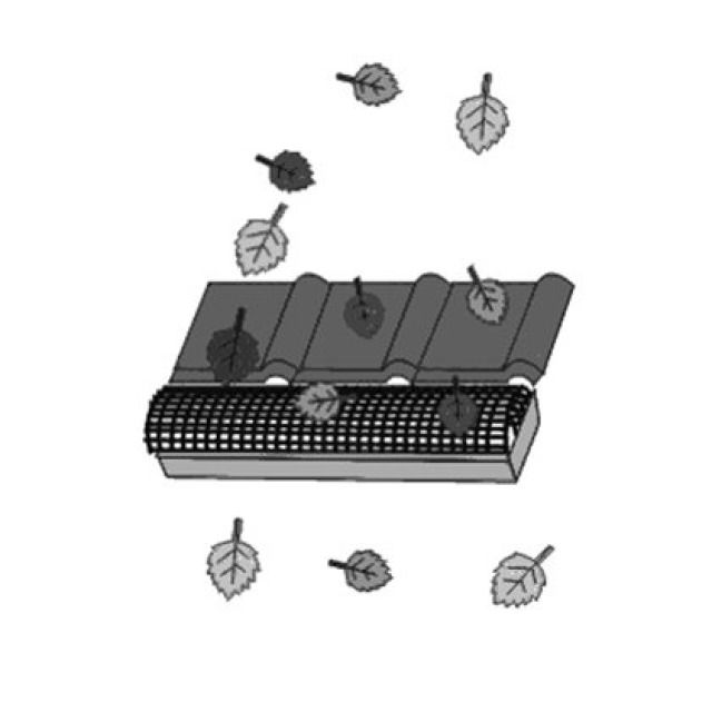 rete parafoglia per canali
250 - 400mm L=3 mt