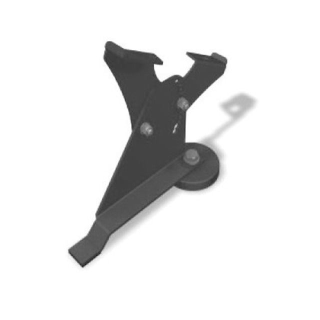 PREFA LAUFSTEGSTÜTZE P10
AUF EINEM FUSSTEIL   NUSSBRAUN