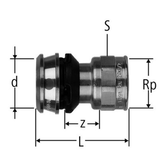 OPTIFLEX-FLOWPRESS
ÜBERGANG IG 84231.27 1"x32MM
