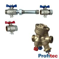 Set di contatori di calore Profitec orizzontale incl. IMI TA Compact DP