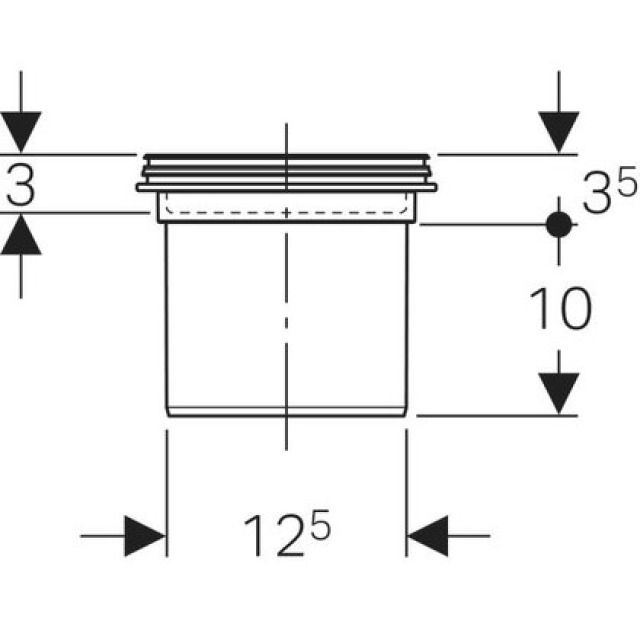 GEBERIT Prolunga
388.100 per pozzetti Varino