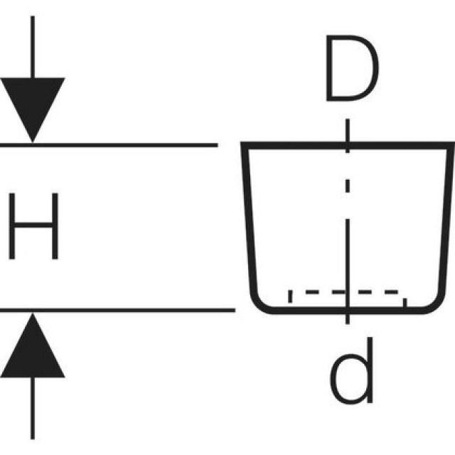 GEBERIT rosone nero
163.810                d 56