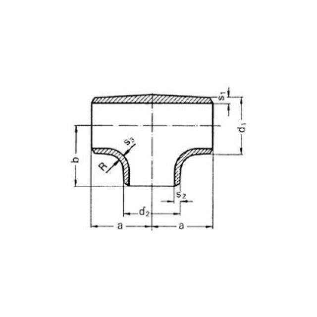 tee da saldare DIN 2615
88.9 mm