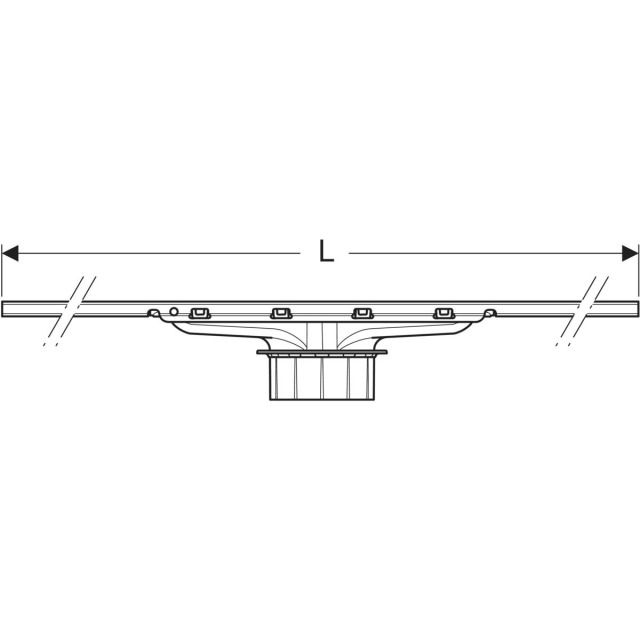 Canale da doccia CLEANLINE30
lunghezza 30-110 cm
larghezza 4,3 cm
acciaio inossidab. spazzolato
acciaio inossidabile lucida