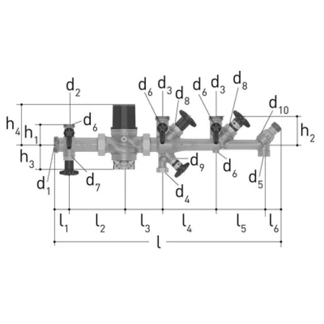 JRG VERTEILBATTERIE KOMPL.
M DRV LS 1511.480 32-20-25-25