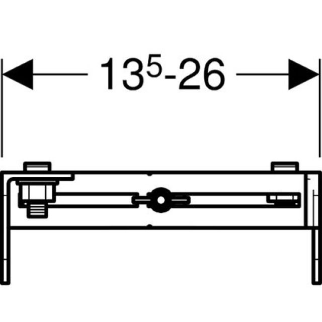 GIS fissaggio elementi parete
posteriore 461.015