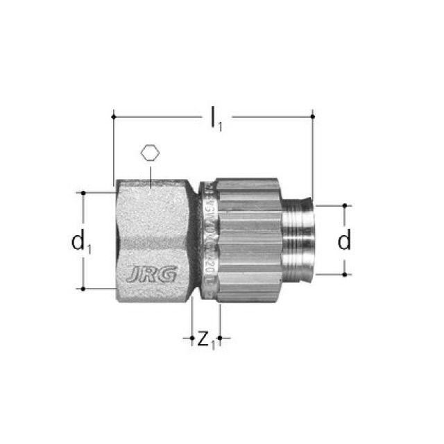 SANIPEX coll. con filetto fem.
5484.918    3/4" - 16 mm