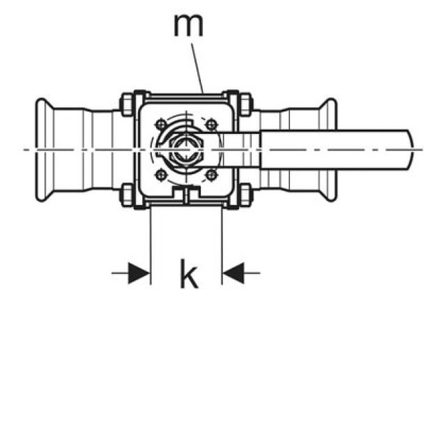 MAPRESS KUGELHAHN NPW 1.4401
92101 GEFLANSCHT   18 MM