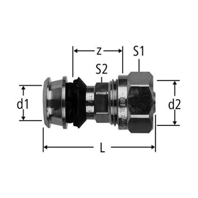 OPTIFLEX-FLOWPRESS ÜBERGANG
FORMST. ALT/NEU 84235.21 16MM