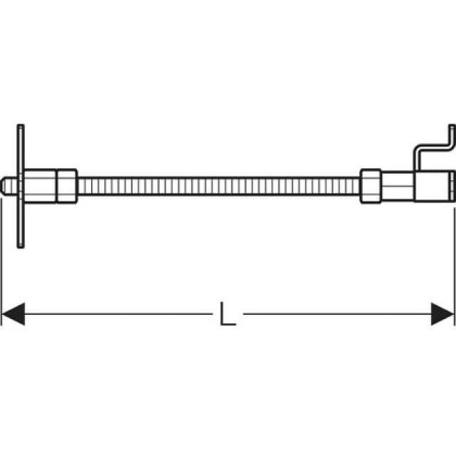 PFIT set fissaggio muratura
davanti alla parete 651.782
