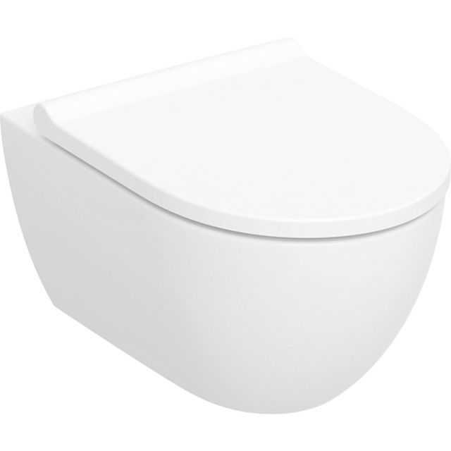 Set WC sospeso a cacciata Acanto
502.774 forma chiusa, TurboFlush
con sedile del WC
