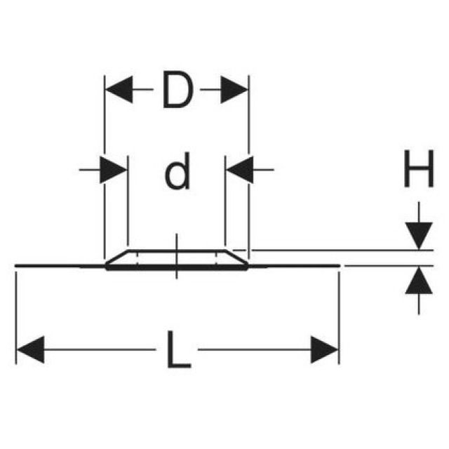 GEBERIT pezzo ermetico
SARNAFIL PVC 361.674
d 50