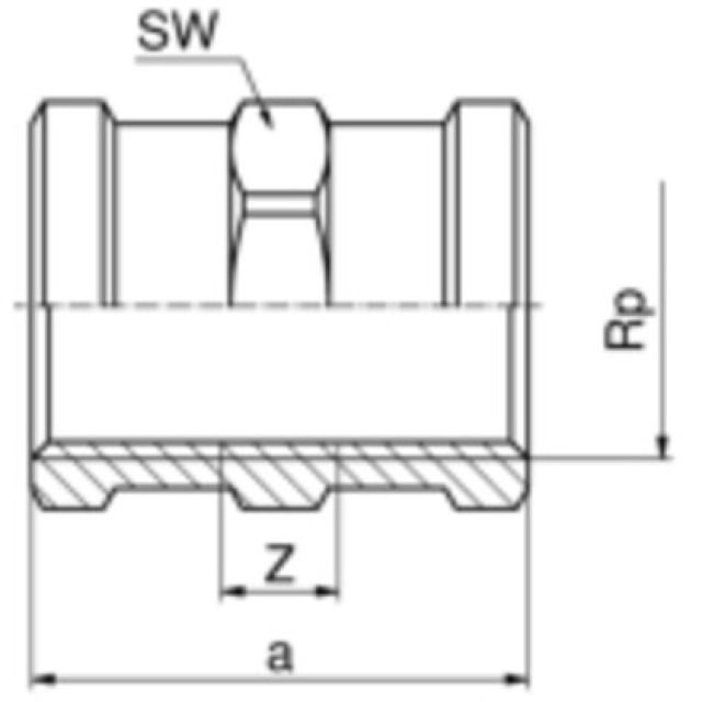 manicotto in bronzo
8270
1 1/2"
bronzo al silicio