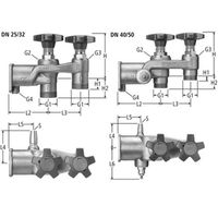 Nussbaum, Set di allacciamento per addolcitori d'acqua, 19085