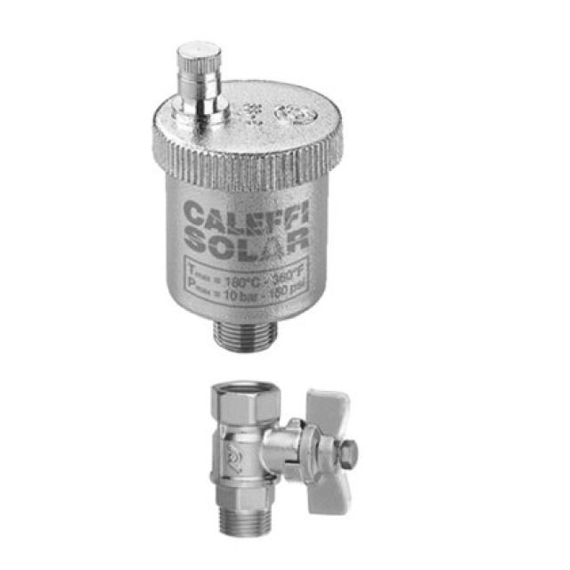 valvola automatica di sfogo
SOLAR con rubinetto arresto
3/8"