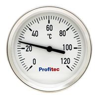 Termometro standard bimetallico Profitec Ø80mm