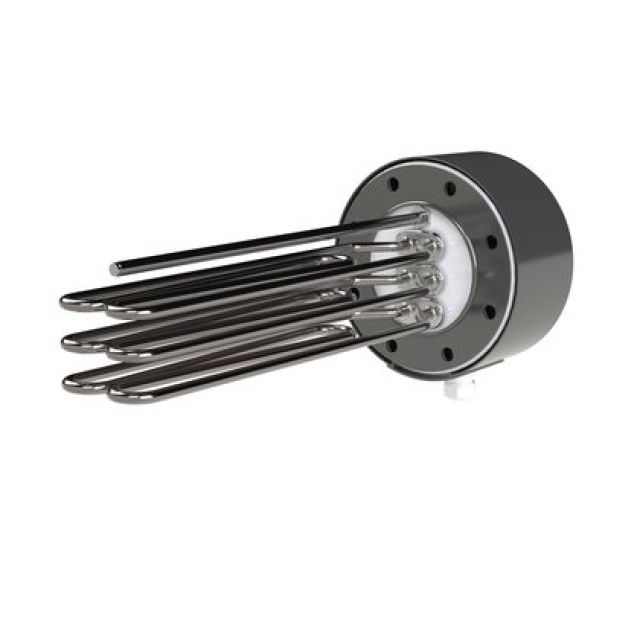 ELEKTROHEIZEINSATZ MIT FLANSCH
TYP KDW 1-10 KW 10133
FLANSCH 180 MM / 8-LOCH
THERMOSTAT EINSTELLBAR
EMPFOHLEN ZU 500L ERWÄRMER