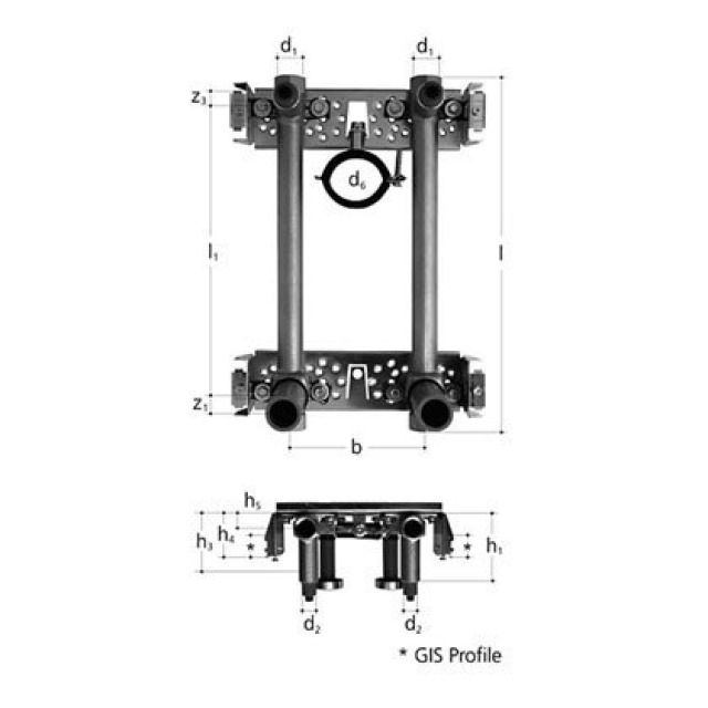 unità compatta per prof. GIS
5458.058 senza contatore
3/4"