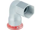 Gomito misto 90° Mapress acciaio-C con filetto femmina
