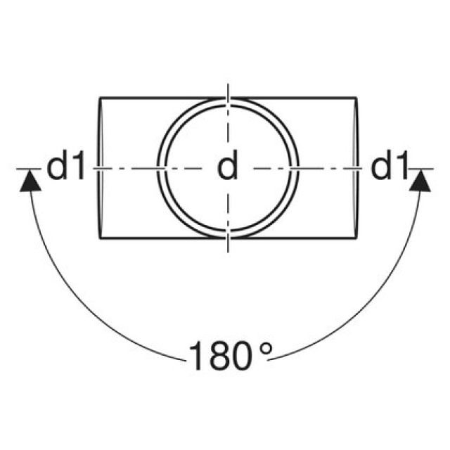 Braga con curva 88.5° Silent-db20
308.082 doppia: d=90mm, d1=90mm
